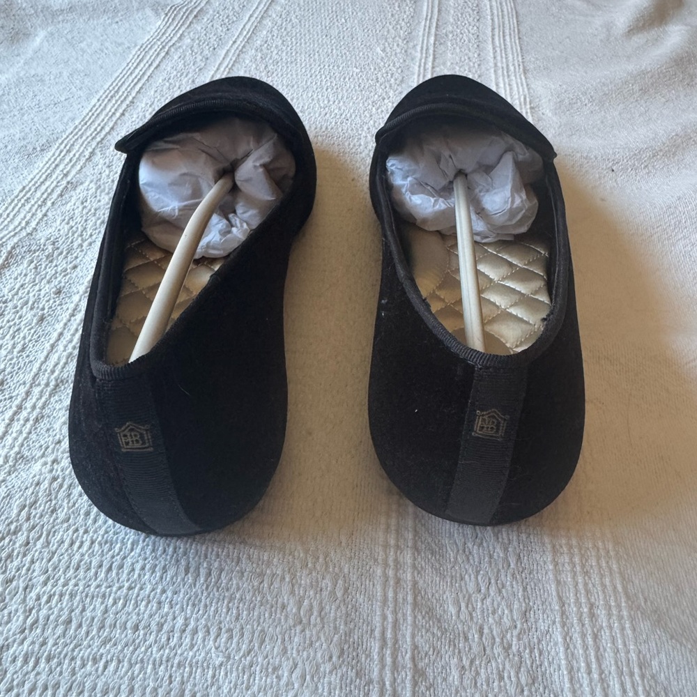 Birdies The Starling loafers size 9 black velvet - Picture 2 of 8